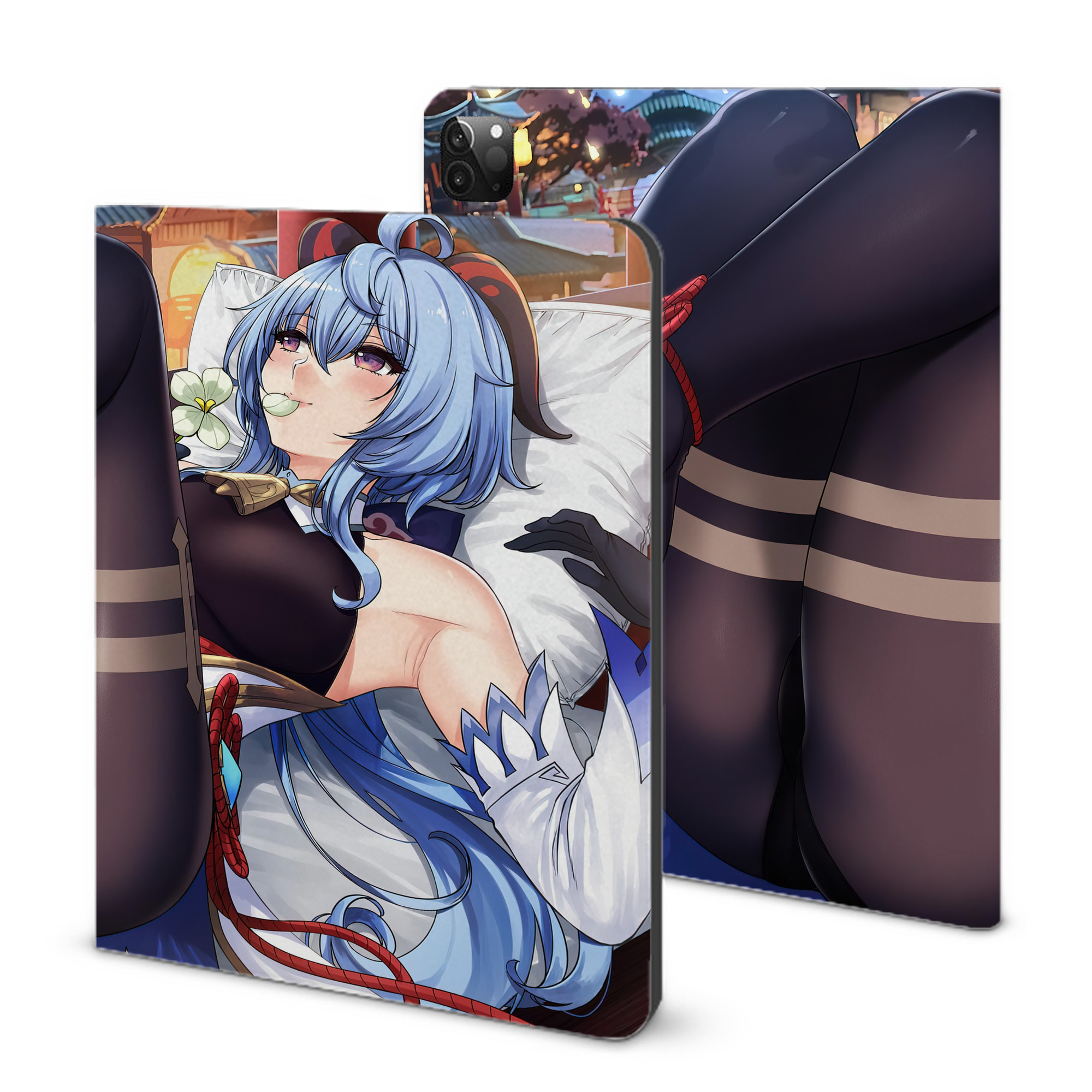 げんし神 genshin IPadケース ペンホルダー付き ブックスタイルデザイン